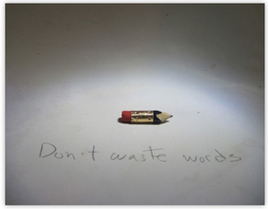 Don't Waste Words - PoD Poetry
                            Selections