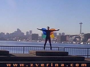 Glen spreads his wings