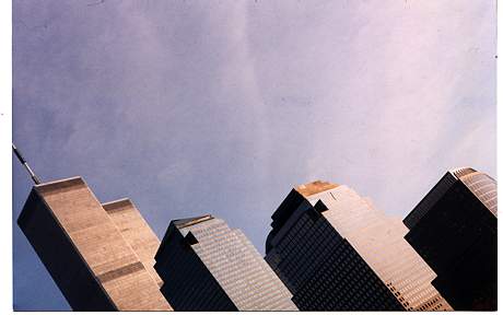 wall street, circa
                                                1998, twin towers on the
                                                left...