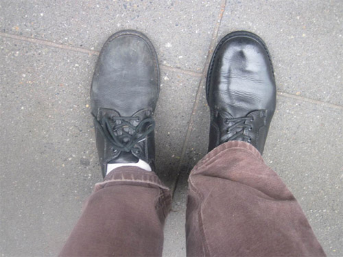 Shoeshine -
                      Before/After