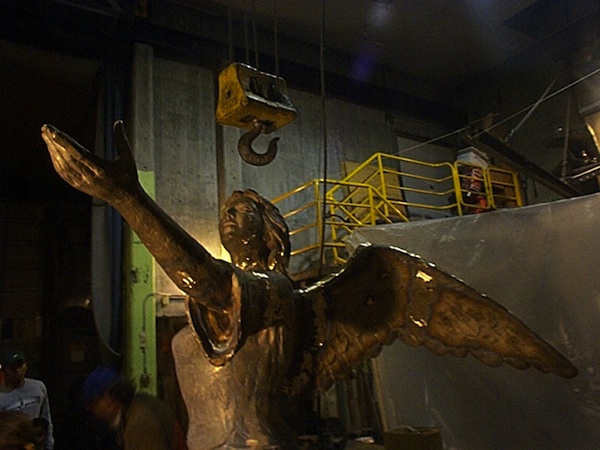 Daryl Smith's 'Hope'
                        bronze angel