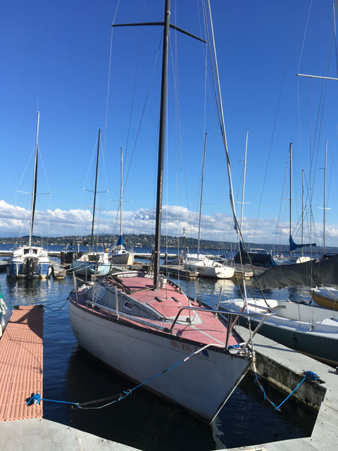 Escape Plan [picture of
                      sailboat at Leschi Marina in Seattle]