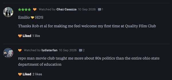 letterboxd comments - click link